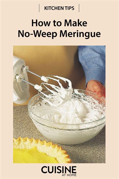 No Weep Meringue Recipe Lemon Meringue Pie Crust Meringue Pie Topping