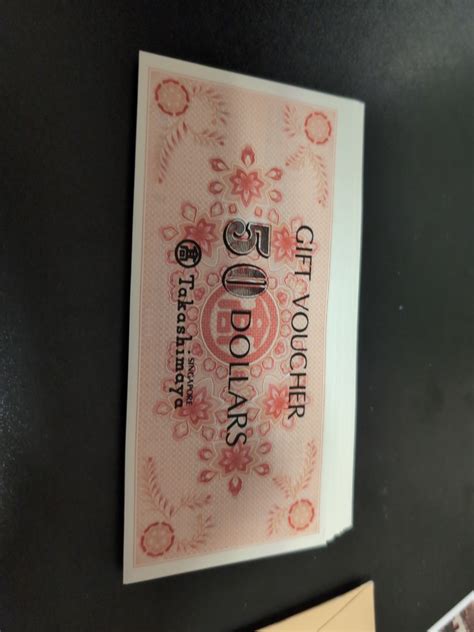 Takashimaya Gift Voucher Selling At Tickets Vouchers Vouchers On Carousell
