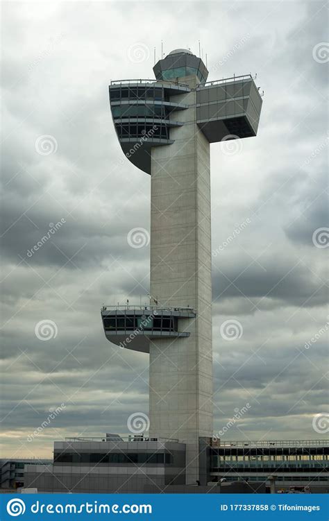 Control Tower At Jfk Airport New York City Stock Photo Image Of