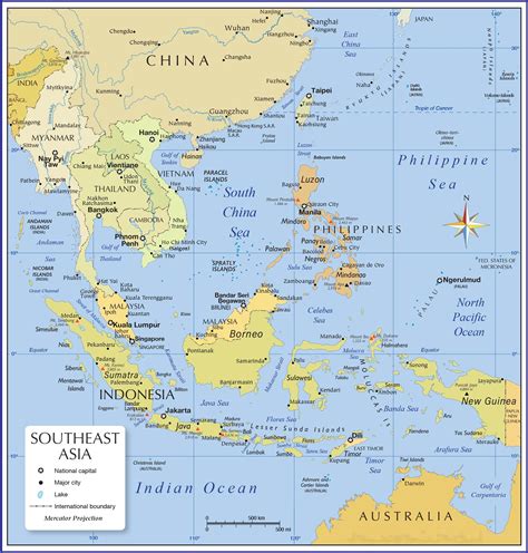 TẢi Bản đồ Các Nước Đông Nam Á Khổ Lớn Phóng To Năm 2023 Cà Khịa Tv
