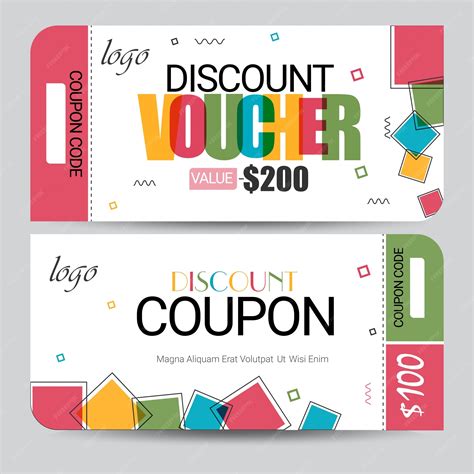 Premium Vector | Creative discount voucher, gift card or coupon
