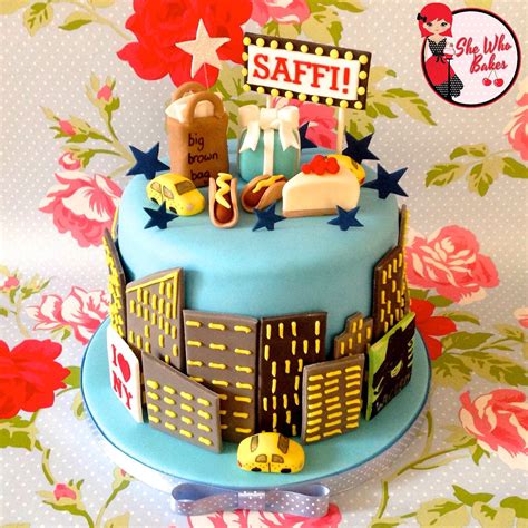 Here are the best friends themed cake decorations you can buy. New York themed cake (With images) | Themed cakes, Cake ...