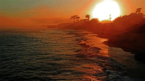 Santa Cruz Sunset Photograph By Eric Wiles