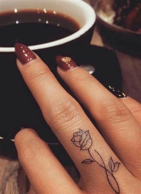 Meaningful Tiny Finger Tattoo Ideas Every Woman Eager To Paint Page Of Fashionsum