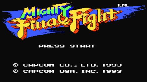 Longplay Mighty Final Fight Nes Playing With Guy Full Game Jogo