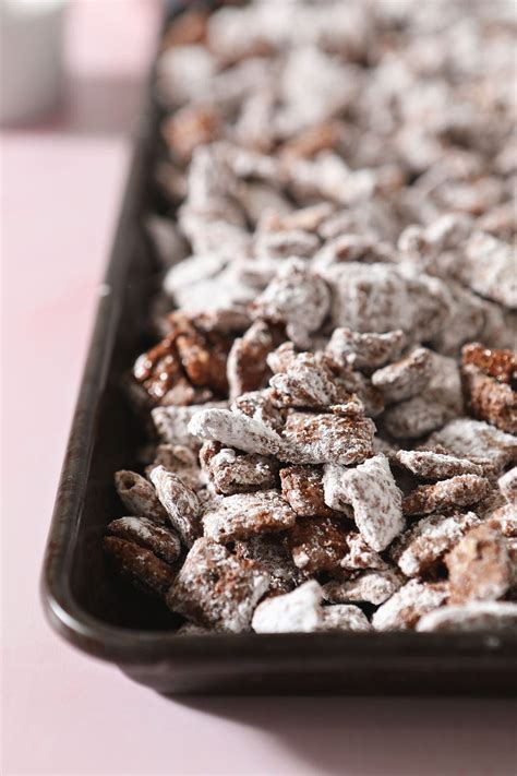 How To Make Festive Chex Mix Puppy Chow Easy Snack Mix Recipe