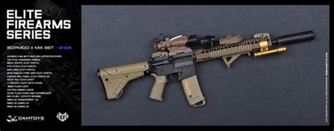 Sopmod Ii M4 Version 5 Elite Firearms Series Dam 16 Scale Accessory