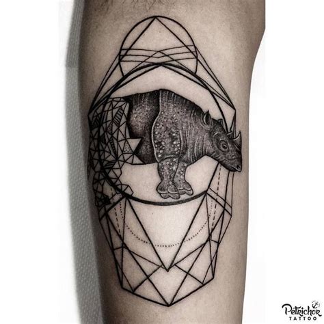 28 Creative Rhino Tattoo Designs And Ideas Tattoobloq Ideias De