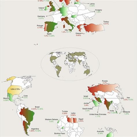 Worldwide Prevalence Of Celiac Disease Countries With Published