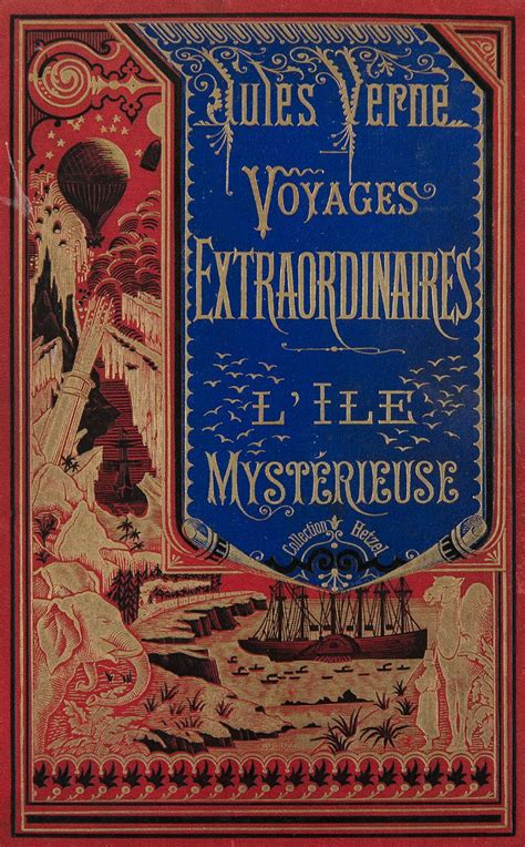 Jules Verne Voyages Extraordinaires Lile Mysterieuse Amazing Book