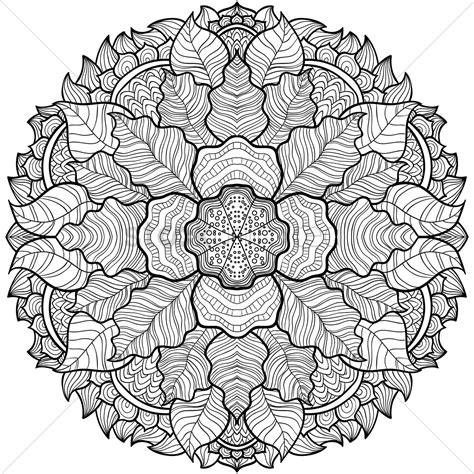 Intricate Floral Design Vector Image 1998935 Stockunlimited