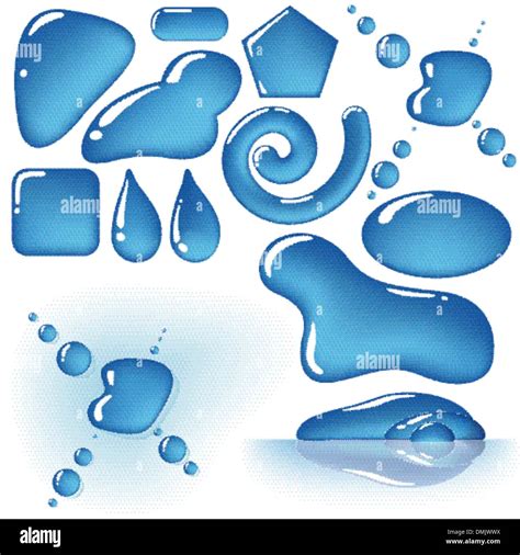 Water Drops Shapes Stock Vector Image And Art Alamy