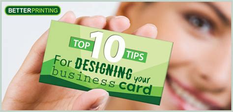 Top 10 Tips For Designing Your Business Card Better Printing