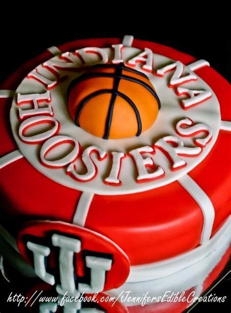 Indiana Hoosiers Birthday Cake Cake By Jennifers Cakesdecor