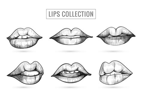 Full Lips Drawing