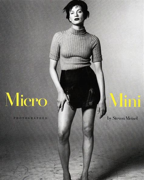 Kristen Mcmenamy Micro Mini Vogue Italia September 1993