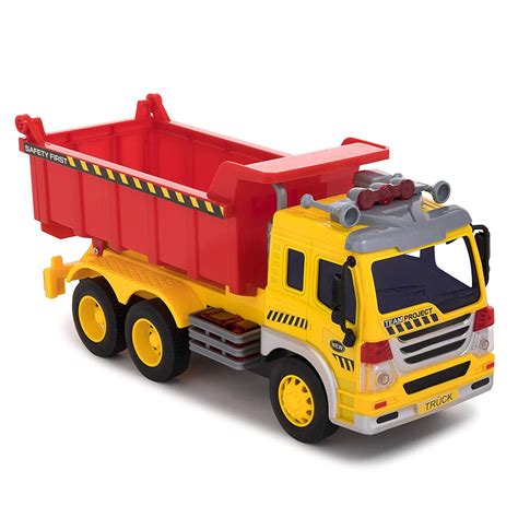 Toy To Enjoy Dump Garbage Truck Toy With Light And Sound Friction