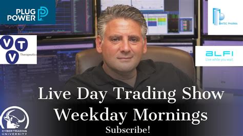Live Day Traders Show With Fausto Pugliese Vtvt Adil Trch Bioc