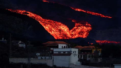 VÍdeo El Espectacular Tsunami De Lava Del Volcán De La Palma