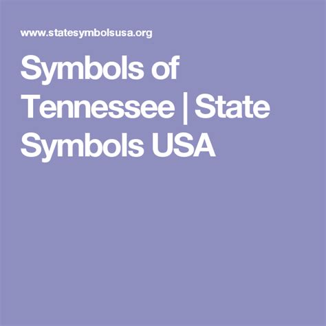 Symbols Of Tennessee State Symbols Usa State Symbols Tennessee