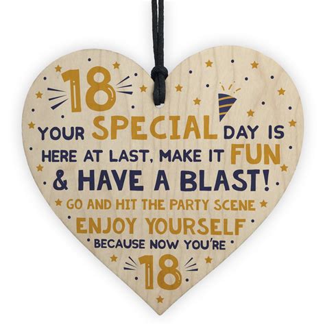 Eighteenth birthday is very special and so should be the gift. 18th Card Eighteenth Birthday Gift For Daughter Son 18 Decor