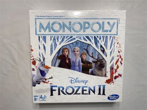 Disney Frozen Ii Edition Monopoly Elsas Ice Power Board Game Journey