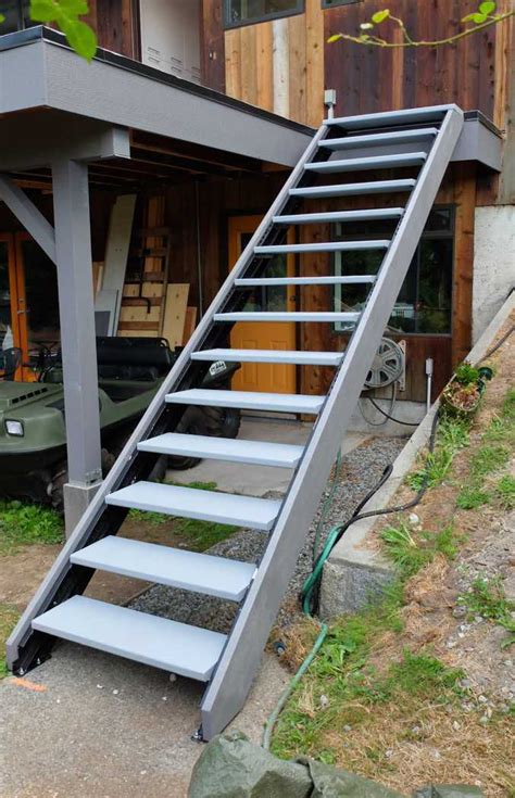 Outdoor Stair Stringers By Fast Exterior Stairs Outdoor
