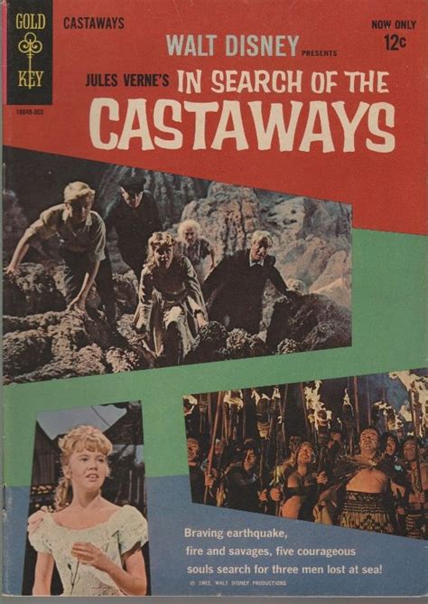 walt disney jules verne in search of the castaways 1962 gold key comic walt disney movies