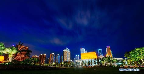 Amazing Night View Of Xiamen Host City For 2017 Brics Summit Xinhua