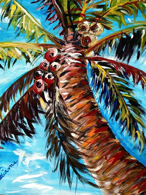 Pin By Becky Williams Art On ~illustrations~ Palm Trees Painting