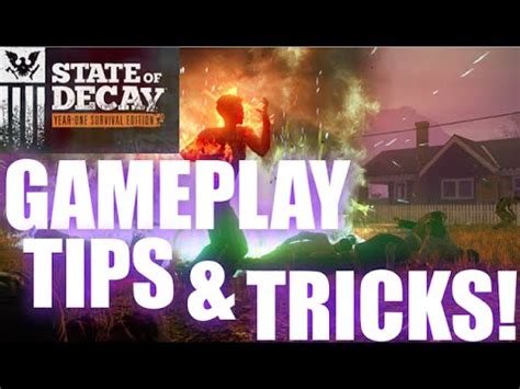 As you know sometimes progression in this type of game becomes very hard but don't worry we are here with some state of survival tips and tricks which we'll definitely help you in improving your gameplay & you'll reach higher levels very fast. State of Decay year one survival edition tips and tricks ...