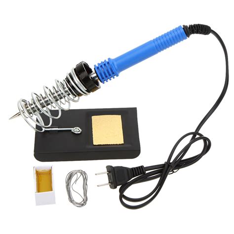 Take the copper tip (1) (a piece of 7.10 cm of 3.4.5 mm diameter copper rod) and roll the insulator over it on about 4 cm. 11 in 1 Electric Soldering Irons DIY Electric Solder Tools Kit Soldering Starter Set with Iron ...