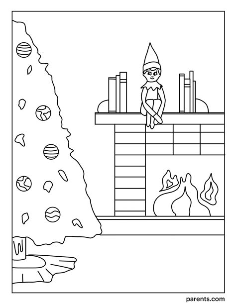 7 Elf On The Shelf Inspired Coloring Pages To Get Kids Excited For