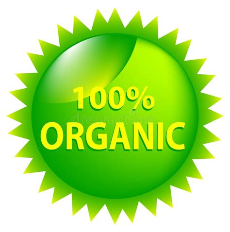 100 Percent Organic Stock Illustration Illustration Of Harvest 9044911