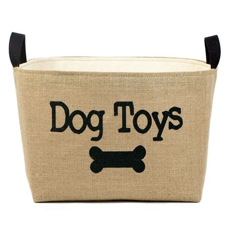 Keep Your Dogs Toys Organized With This Stylish Rustic Storage Basket