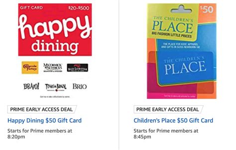 Check spelling or type a new query. Expired Amazon: Save on Gift Cards For Happy Dining & Children's Place - Doctor Of Credit