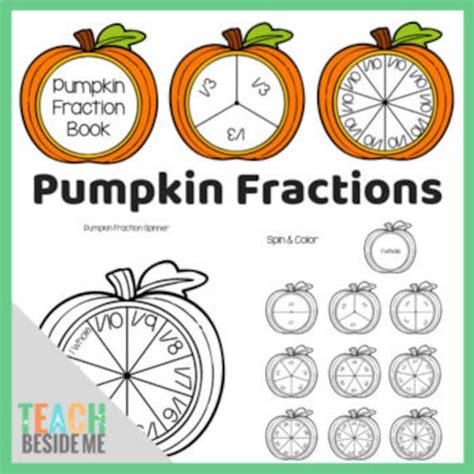 Halloween Math Pumpkin Fractions Etsy