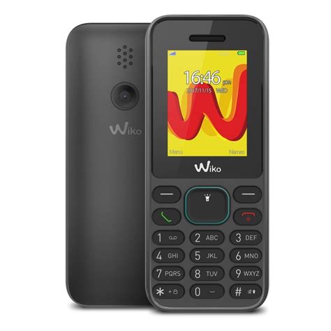 Teléfono Móvil Wiko Lubi 5 Negro - DiscoAzul.com
