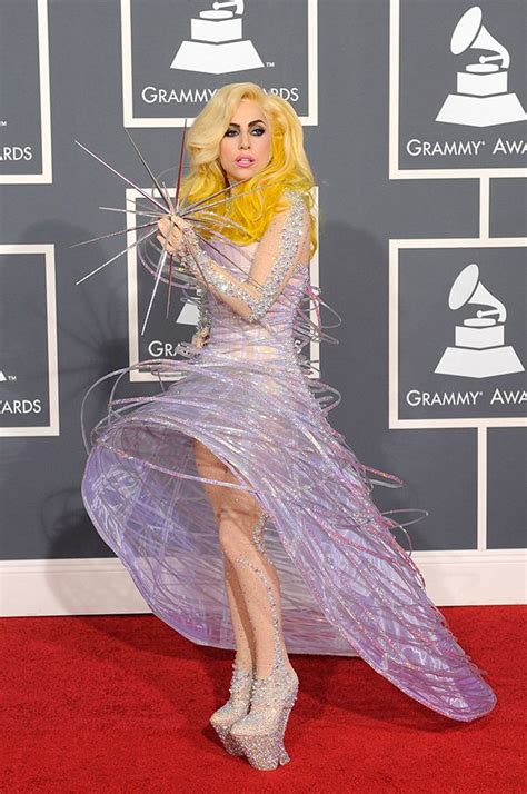 Lady Gagas Wildest Wackiest Outfits Ever PICS Grammy Awards