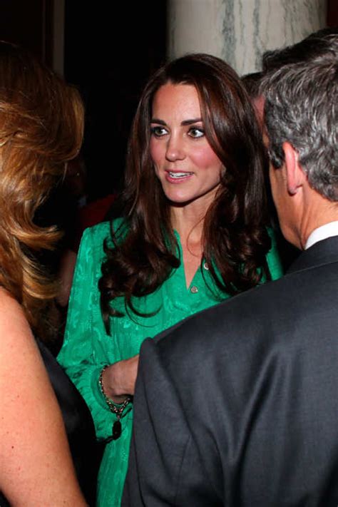 Kate Middleton Wore A Peace Signpatterned Mulberry Dress