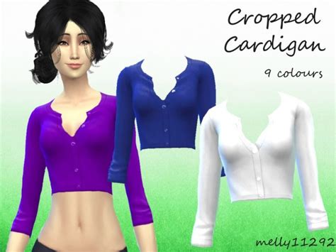 Cropped Cardigan The Sims 4 Catalog