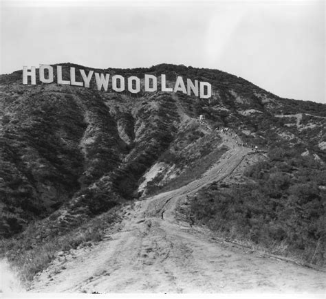 Hollywoodland Hollywood Sign Hollywood Building Vintage Hollywood Sign