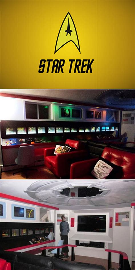 Geek Builds Star Trek Home Complete With Enterprise Bathroom Techeblog