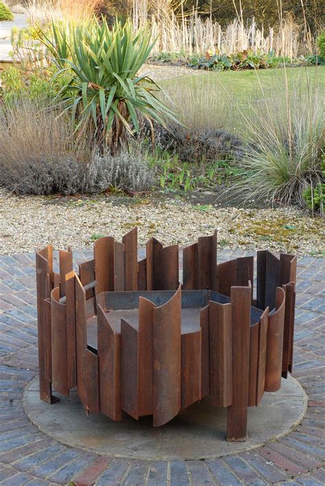 It gives a larger area to pick up and does not dig down. Magma firepit. Each one unique. Available in large and stainless steel