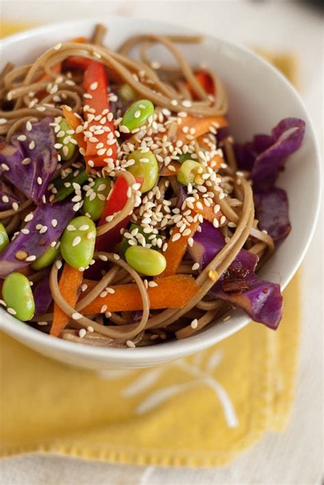This looks so rustically delicious. Soba Noodles with Vegetables - Cookie and Kate