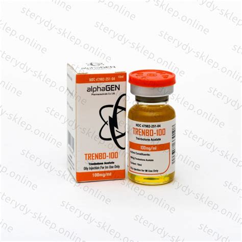 Trenbo 100 10ml Trenbolone Acetate Alphagen Pharmaceuticals Sterydy