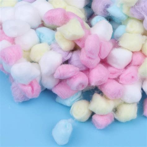 Colored Cotton Balls For Skin Care Etsy