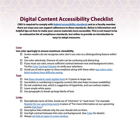 Considerations For Digital Content Accessibility Office Of Curriculum