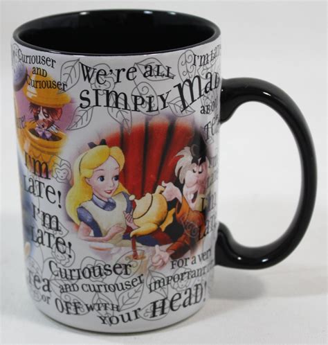 Disney Parks Exclusive Alice In Wonderland Character Coffee Mug Coffee Cups And Mugs