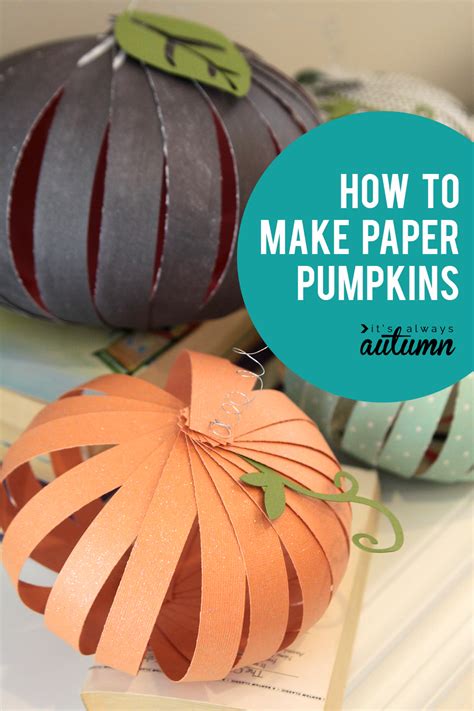 How To Make Paper Pumpkins Fun Easy Halloween Kids Craft Its